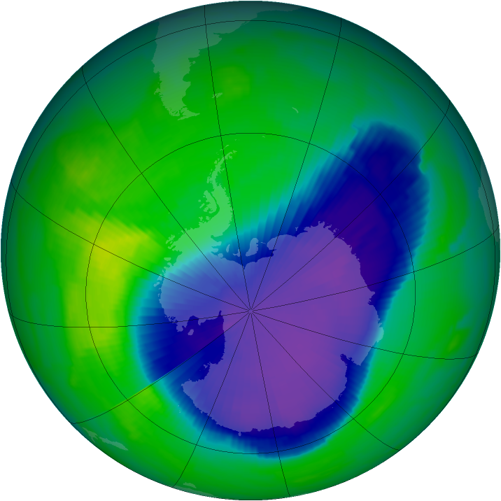 Ozone Map 1996-10-26